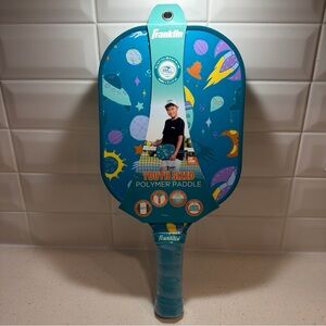 Franklin Sports Youth Paddle - Space Graphic: Fiberglass Pickleball Racquet NEW